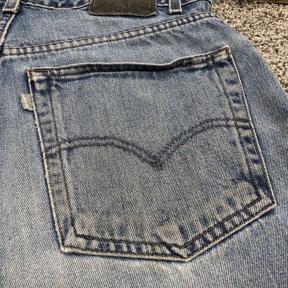 VTG Levis SilverTab Jeans Mens 33x29 Blue Loose Relaxed Straight Denim - Picture 11 of 13